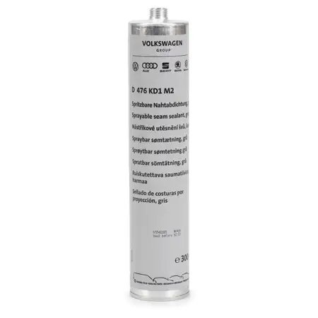 ORIGINAL VAG Dichtmasse Spritzbare Nahtabdichtung grau 300ml D476KD1M2 (MHD 08.2024)