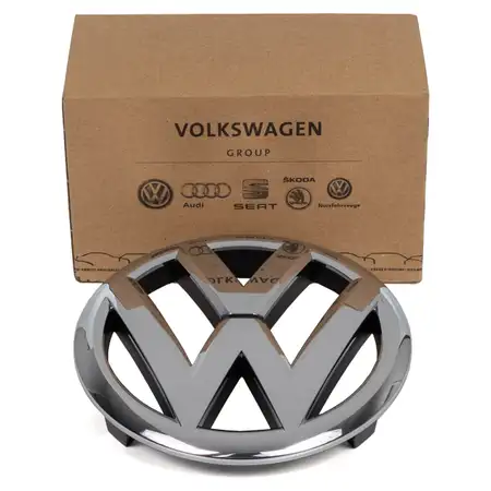 ORIGINAL VW Emblem Logo CHROM K&uuml;hlergitter Golf Plus 5 Golf 6 5K0853601F ULM