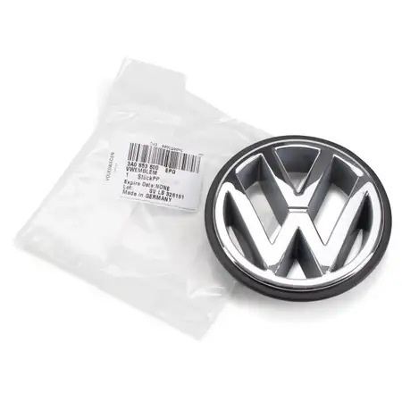 ORIGINAL VW Emblem Logo K&uuml;hlergrill Caddy 2 Golf 2 3 Polo 6N Passat T4 3A0853600 EPG