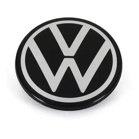 1x ORIGINAL VW Nabendeckel Nabenkappe Chrom Schwarz Golf 8 Tiguan Passat B8 5H0601171 FOD