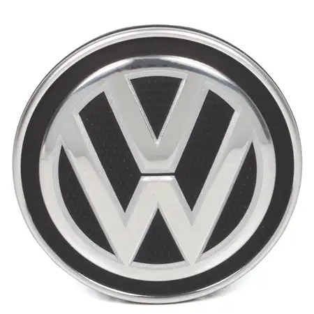 1x ORIGINAL VW Emblem Nabendeckel Felgendeckel &Oslash; 5,5cm Golf 7 Polo 6 T-Roc 6C0601171 XQI