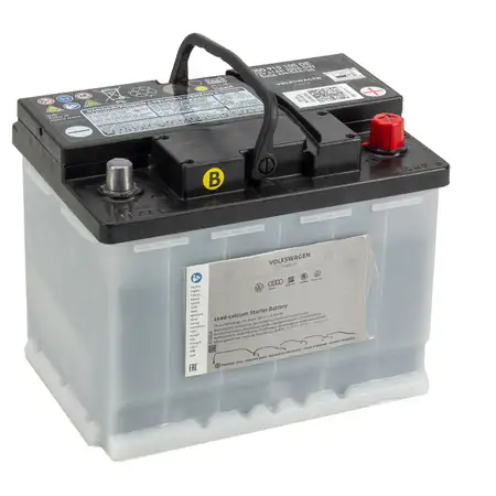 ORIGINAL VW Autobatterie Batterie Starterbatterie 12V 61Ah 300/540A 000915105DE