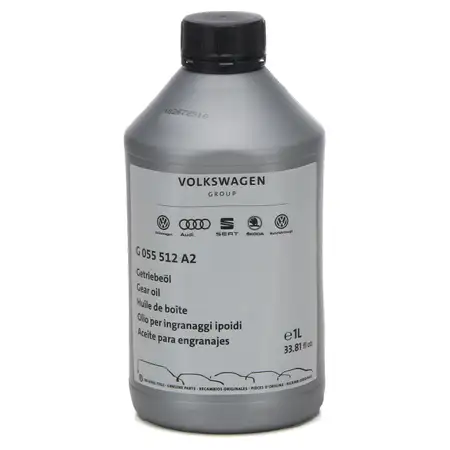 1 Liter ORIGINAL Audi VW Getriebe&ouml;l Schaltgetriebe + DSG DQ200 SAE 75 G055512A2