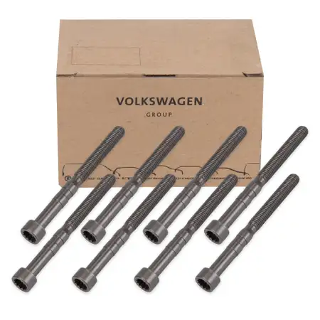 8x ORIGINAL VW Schraube Kipphebelwelle M8x1,25 Golf 4 5 Passat Polo 1.9/2.0 TDI 038103714A