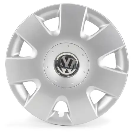 1x ORIGINAL VW Radkappe Radblende Stahlfelge 14 Zoll Brillantsilber Polo 9N 6Q0601147P RGZ