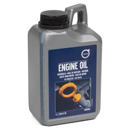 1L 1 Liter ORIGINAL Volvo Motor&ouml;l &Ouml;l SAE 0W20 VCC-RBS0-2AE 31392923