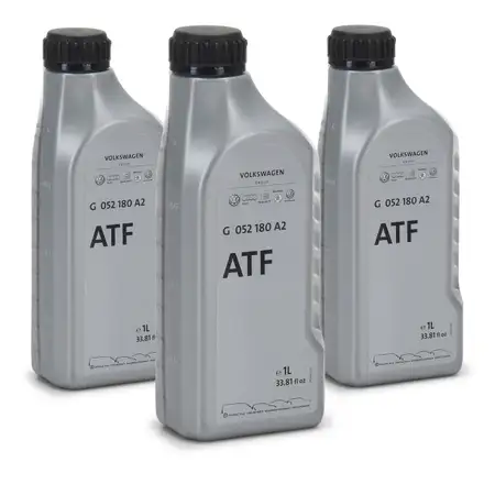 3x ORIGINAL Audi VW Getriebe&ouml;l Automatikgetriebe&ouml;l ATF 3 Liter G052180A2