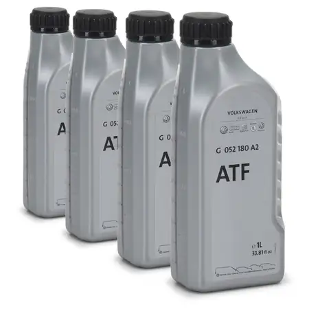 4x ORIGINAL Audi VW Getriebe&ouml;l Automatikgetriebe&ouml;l ATF 4 Liter G052180A2