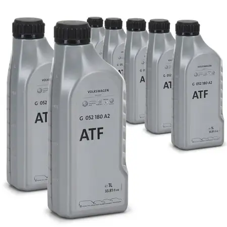 7x ORIGINAL Audi VW Getriebe&ouml;l Automatikgetriebe&ouml;l ATF 7 Liter G052180A2