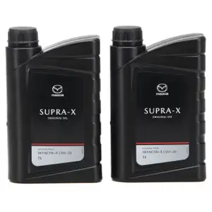 2 Liter ORIGINAL Mazda Motoröl Öl Oil SUPRA-X 0W-20 0W20 BENZIN SKYACTIV-X