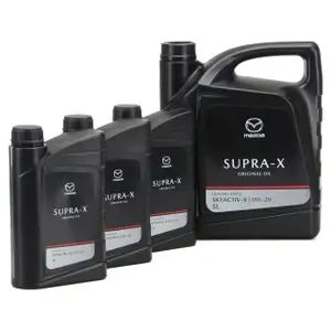 8 Liter ORIGINAL Mazda Motoröl Öl Oil SUPRA-X 0W-20 0W20 BENZIN SKYACTIV-X