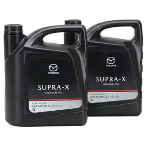 10 Liter ORIGINAL Mazda Motoröl Öl Oil SUPRA-X 0W-20 0W20 BENZIN SKYACTIV-X