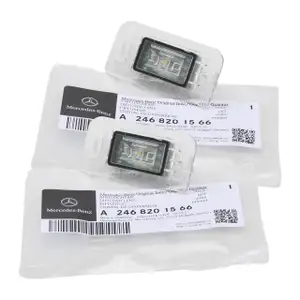 2x ORIGINAL Mercedes-Benz LED Kennzeichenleuchte B-Klasse Sports Tourer W246 2468201566