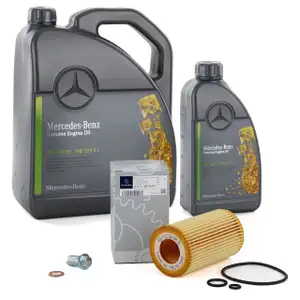 ORIGINAL Mercedes-Benz ÖL Motoröl 5W30 MB 229.51 6 Liter + Ölfilter 6111800009