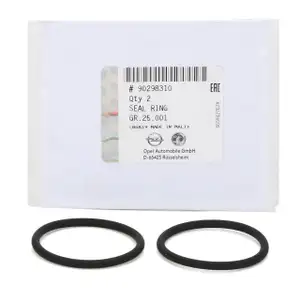 2x ORIGINAL Opel O-Ring Dichtring Dichtung Ölstandsensor an Ölwanne 90298310