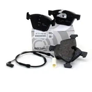 ORIGINAL BMW Bremsbeläge + Warnsensor 3er E90 E91 E92 E93 325i 330i 330d bis 03.2010 vorne