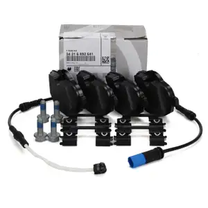 ORIGINAL BMW Bremsbeläge + Warnkontaktsensor X4 G02 20/30i 20-30d ohne M-Technik hinten