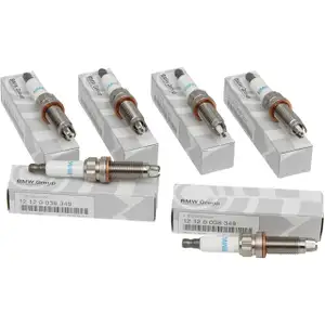 6x ORIGINAL BMW Zündkerze 3er E90-93 5er E60 E61 F10 F11 6er E63 E64 N52 N53 12120038349