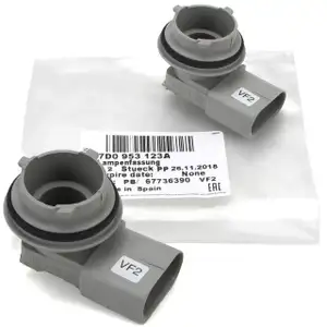 2x ORIGINAL VW Lampenfassung Lampensockel Heckleuchte New Beetle 7D0953123A