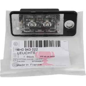 ORIGINAL Audi Kennzeichenleuchte LED A3 A4 A5 A6 A8 Q7 hinten rechts 4H0943022