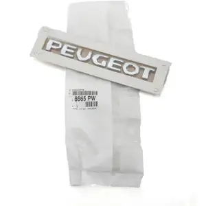 ORIGINAL Peugeot Emblem Plakette Schriftzug Heckklappe 13,5x1,4cm 207 207+ 207 CC 8665.PW