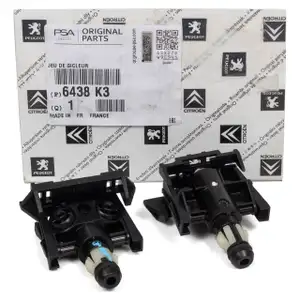 2x ORIGINAL PSA Citroen Waschwasserdüse Scheibenwaschdüse C8 (EA_ EB_) vorne 6438.K3