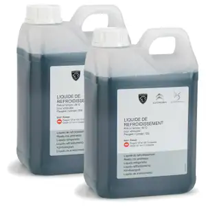 4 Liter ORIGINAL Peugeot Citroen Kühlerfrostschutz Glysantin G33 BLAU / GRÜN 1637756380