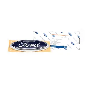 ORIGINAL Ford Emblem Plakette 14,4x5,6cm Fiesta 5 6 Focus 2 Ka Kuga Transit hinten 1779943