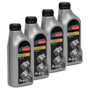 4L 4 Liter ORIGINAL Ford MOTORCRAFT A5 Motoröl Öl 5W-30 5W30 WSS-M2C913 15CF53