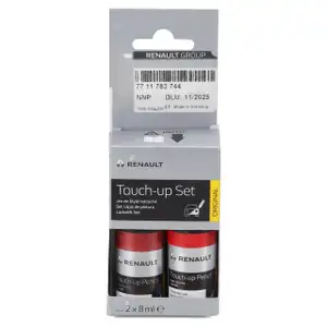 ORIGINAL Renault Lackstift Set ROUGE FLAMME NNP ROT + Klarlack 8ml 7711783744