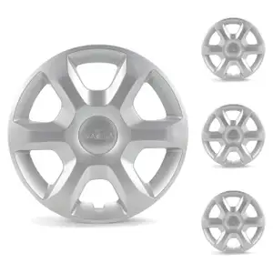 4x ORIGINAL Dacia Radkappe Radblende 15" Silber Dokker Sandero 2 Logan MCV 2 8200756961