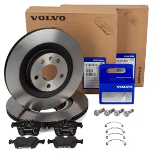 ORIGINAL Volvo Bremsscheiben + Bremsbeläge S90 II V90 II XC90 II 17/18 Zoll hinten