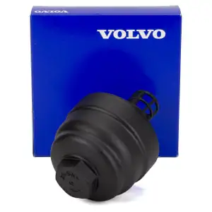 ORIGINAL Volvo Deckel Ölfilter Ölfiltergehäuse S40 2 S60 2 S80 2 V40 V50 V60 1 2 30788489