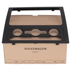 ORIGINAL VW Blende Rahmen Klimabedienteil Schwarz Touran 1T3 Bj. 2011-2015 1T0858071S 1QB