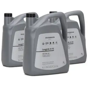 3x 5L ORIGINAL VW Motoröl Öl 0W-20 LONGLIFE IV FE 508.00 509.00 GS60577M4