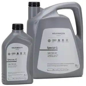 6L 6 Liter ORIGINAL VW Motoröl Öl 5W40 SPECIAL G BENZIN 502.00 505.00 GS55502M