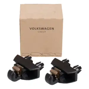 2x ORIGINAL VW SCHWARZ Halter Halterung Sonnenblende Up ab 2017 PR-6NW 1S0857561 82V