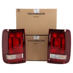 2x ORIGINAL VW Rückleuchte Heckleuchte DARK LABEL Amarok links + rechts