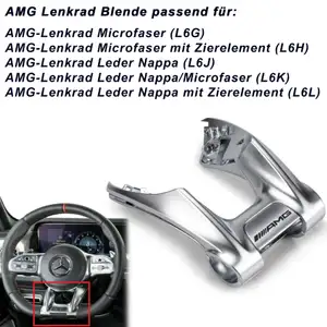 ORIGINAL Mercedes Lenkradverkleidung für AMG Lenkrad W205 W213 W177 GLC unten 0004641900