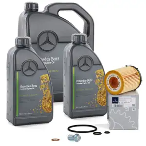 7 Liter ORIGINAL Mercedes-Benz ÖL Motoröl 5W30 MB 229.51 + Ölfilter 2701800109