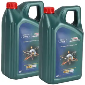 10L 10 Liter ORIGINAL Ford CASTROL MAGNATEC 5W-30 A5 Motoröl WSS-M2C913-C/D 15F60F