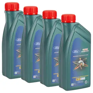 4L 4 Liter ORIGINAL Ford CASTROL MAGNATEC 5W-30 A5 Motoröl WSS-M2C913-C/D 15F60E