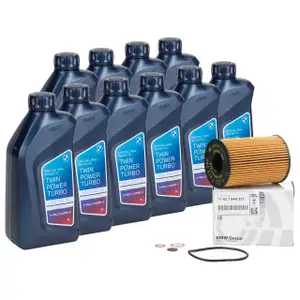 10L 10 Liter ORIGINAL BMW Motoröl Öl 5W30 LongLife-04 + Ölfilter 11427848321