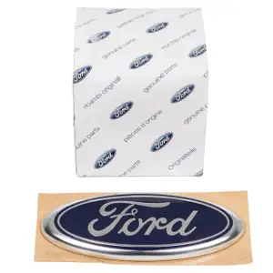 ORIGINAL Ford Emblem Plakette Logo Heckklappe Fiesta Galaxy Mondeo 1-3 Escort 3 4 4673491