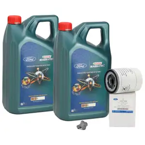 10L CASTROL MAGNATEC 0W-30 D + Ölfilter FORD Tourneo Custom / Transit 2.0 EcoBlue