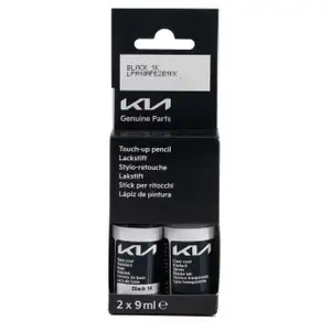 ORIGINAL Kia Lackstift Set Black Pearl 1K + Klarlack 2x 9ml LPA10APE2B1KK MHD 01.2027