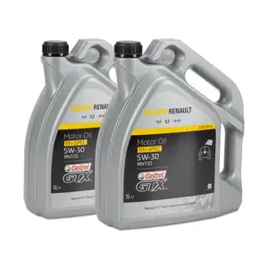 10L 10 Liter ORIGINAL Renault Motoröl CASTROL GTX RN-SPEC 5W30 RN720 7711943687