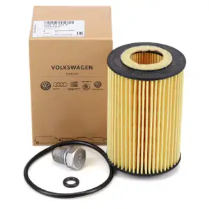 ORIGINAL VW Ölfilter + Schraube Golf 7 Passat B8 Polo 6 Tiguan Touran T6 1.6/2.0 TDI