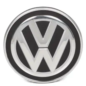 1x ORIGINAL VW Emblem Nabendeckel Felgendeckel Ø 5,5cm Golf 7 Polo 6 T-Roc 6C0601171 XQI