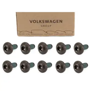 10x ORIGINAL VW Schraube Abgasanlage Golf Passat Polo Tiguan Touareg T6 Up N90737803